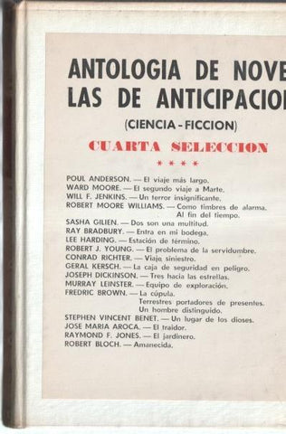Antologia de novelas de anticipacion cuarta seleccion
