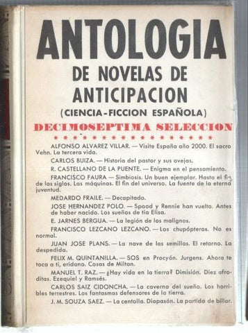 Antologia de novelas de anticipacion decimoseptima seleccion