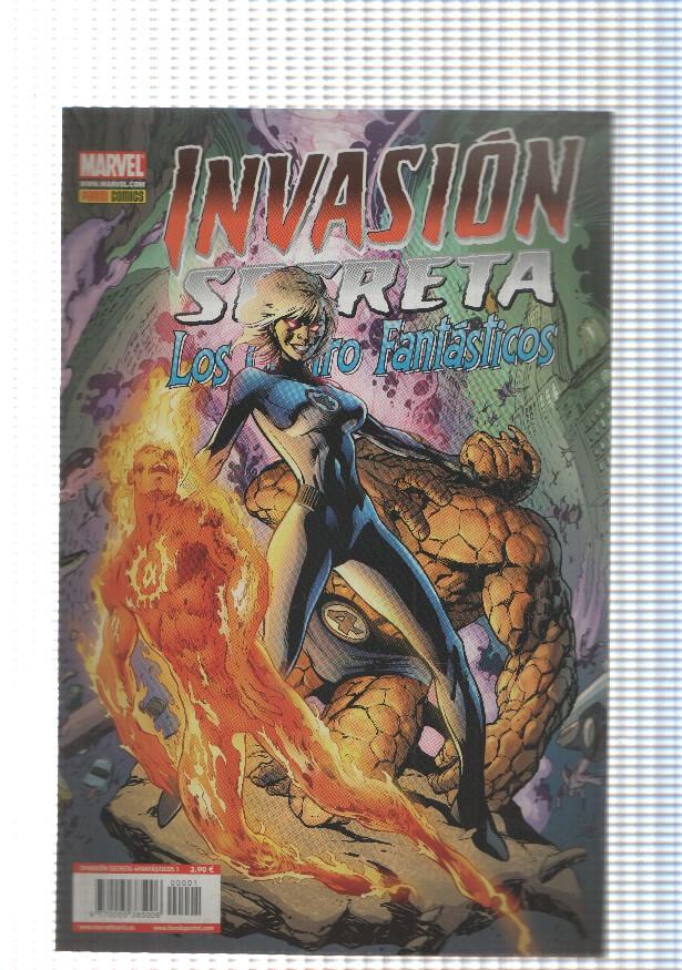 Panini: Invasión Secreta Los 4 Fantasticos, publicacion Especial - Nadie regresa vivo, parte 1, parte 2, parte 3. Marvel