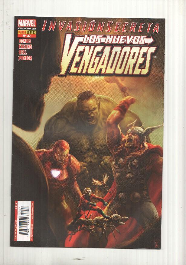 Panini: Los Nuevos Vengadores num 37, año 4 - Invasion Secreta, parte 1. Marvel