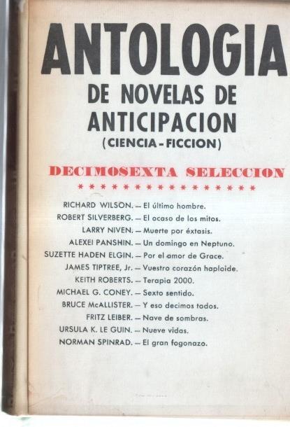 Antologia de novelas de anticipacion decimosexta seleccion