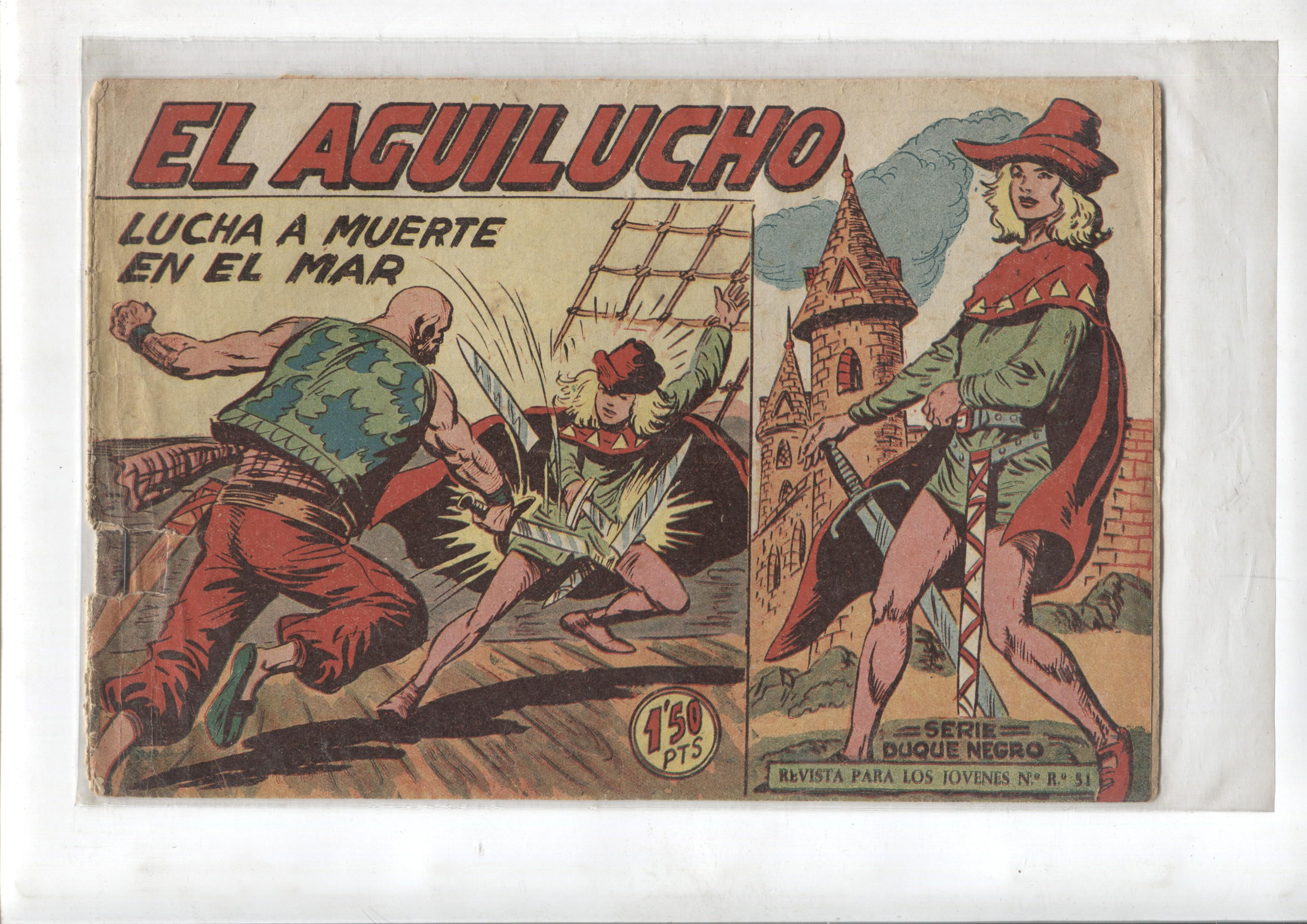 Original: El Aguilucho de Maga numero 33: Lucha a muerte en el mar