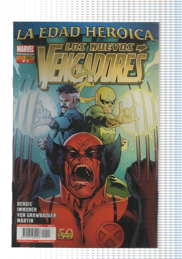 Panini: Los Nuevos Vengadores vol. 2 num 3 - La Edad Heroica parte 3. Marvel