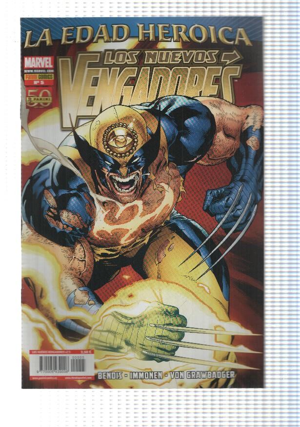 Panini 50 años: Los Nuevos Vengadores vol. 2 num 5 - La Edad Heroica parte 5. Marvel