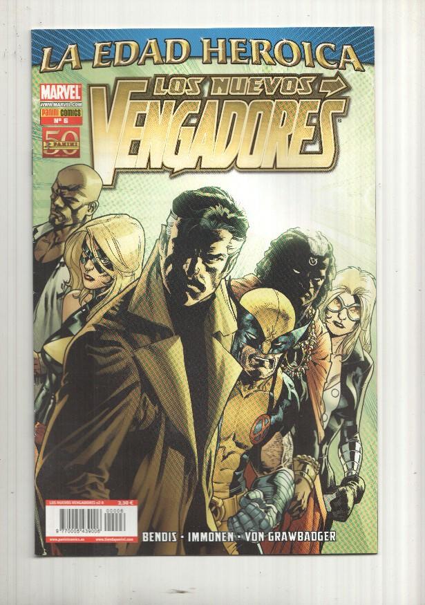 Panini 50 años: Los Nuevos Vengadores vol. 2 num 6 - La Edad Heroica parte 6. Marvel