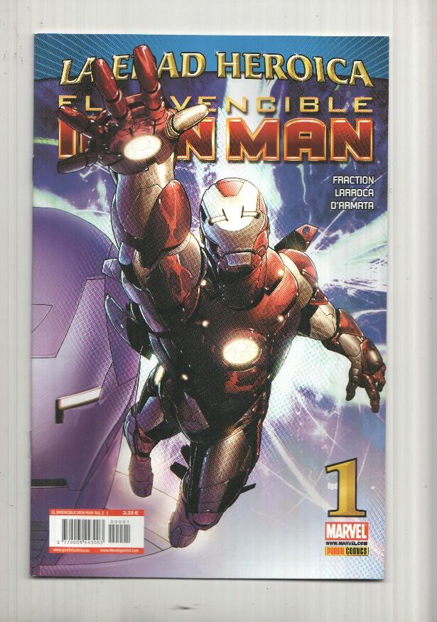 Panini: Iron Man num 1. La Edad Heroica, Stark Resiliente parte 1 - Las chicas Hammer. Marvel