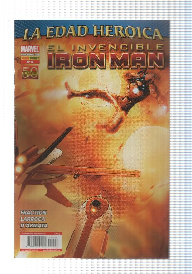 Panini 50 años: Iron Man num 6. La Edad Heroica, Stark Resiliente parte 7 - Sabot. Marvel