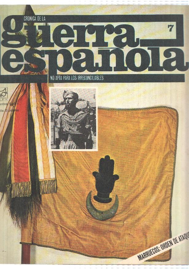 Cronica de la guerra española numero 007: marruecos, orden de ataque