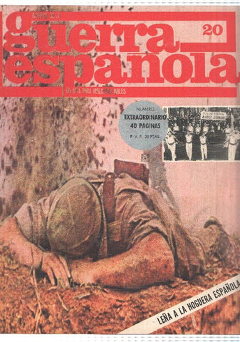 Cronica de la guerra española numero 020: Leña a la hoguera española