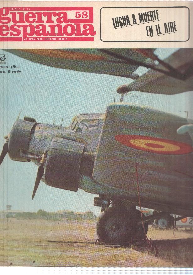 Cronica de la guerra española numero 058: Lucha a muerte en el aire