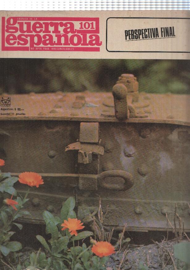 Cronica de la guerra española numero 101: Perspectiva final