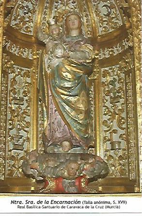 POSTAL: Nuestra Señora de la Encarnacion. Caravaca de la Cruz. Murcia