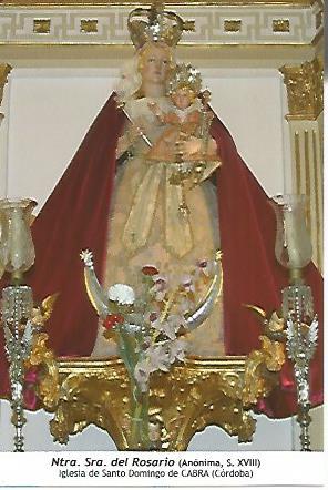 POSTAL: Nuestra Señora del Rosario. Cabra Cordoba