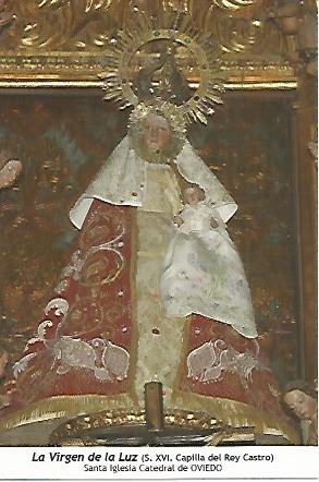 POSTAL: La Virgen de la Luz. Oviedo