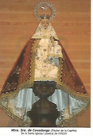 POSTAL: Nuestra Señora de Covadonga. Catedral de Oviedo