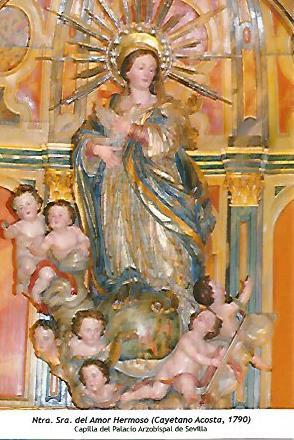 POSTAL: Nuestra Señora del Amor Hermoso. Sevilla