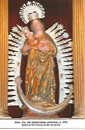  POSTAL: Nuestra Señora del Subterraneo. Sevilla