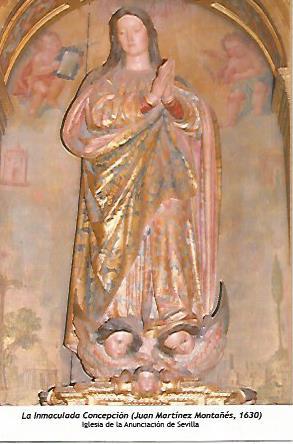 POSTAL: La Inmaculada Concepcion. Iglesia de la Anunciacion de Sevilla