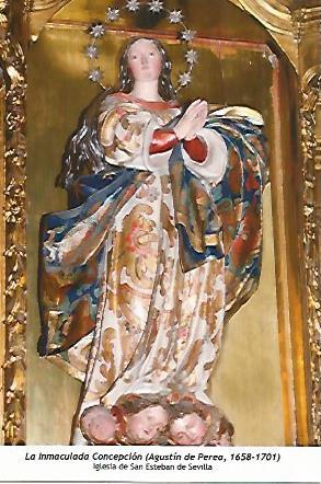 POSTAL: La Inmaculada Concepcion. Iglesia de San Esteban de Sevilla