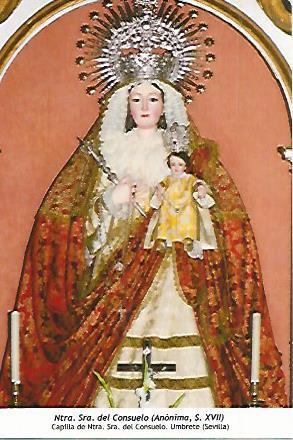 POSTAL: Nuestra Señora del Consuelo. Umbrete Sevilla