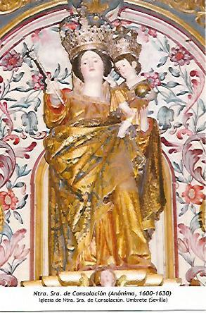 POSTAL: Nuestra Señora de Consolacion. Umbrete Sevilla