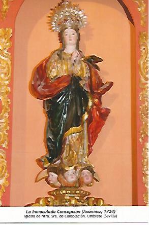 POSTAL: La Inmaculada. Umbrete Sevilla