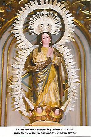 POSTAL: La Inmaculada Concepcion. Umbrete Sevilla