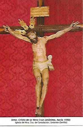 POSTAL: Santisimo Cristo de la Vera Cruz. Umbrete Sevilla