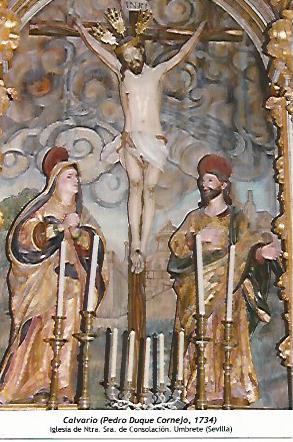 POSTAL: Calvario. Umbrete Sevilla