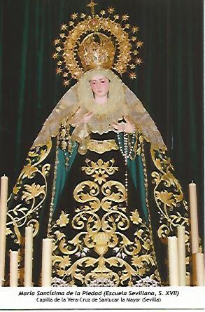 POSTAL: Maria Santisima de la Piedad.  Sevilla