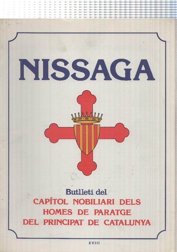 Nissaga nº XVIII: butlleti del capitol nobiliari dels homes de paratge del principat de catalunya