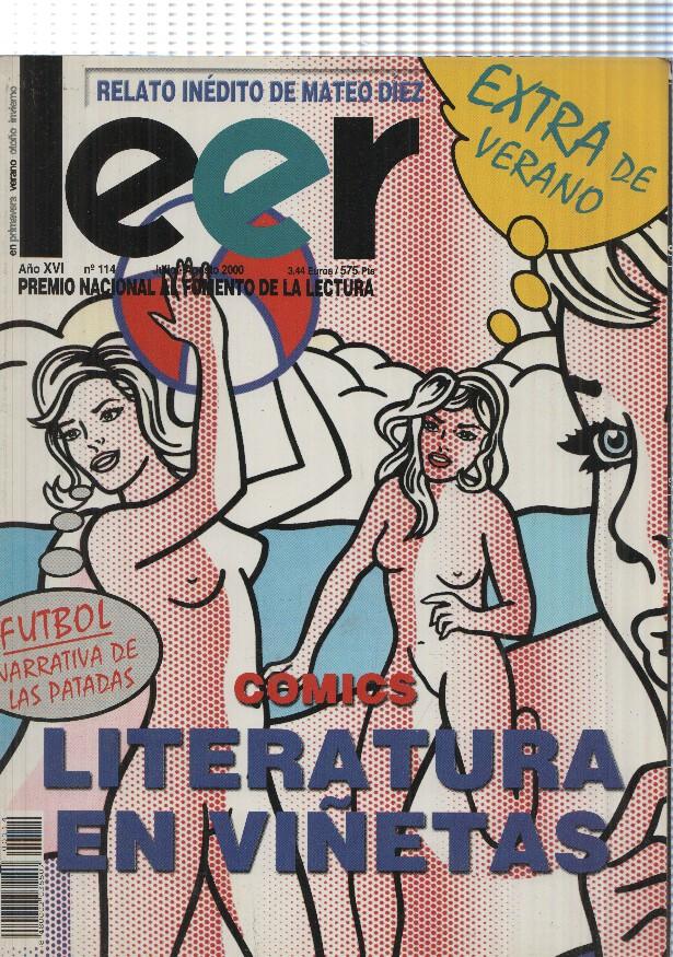 Leer numero 114: extra verano: literatura en viñetas
