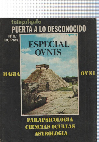 Telepsiquia puerta a lo desconocido numero 9: especial Ovnis