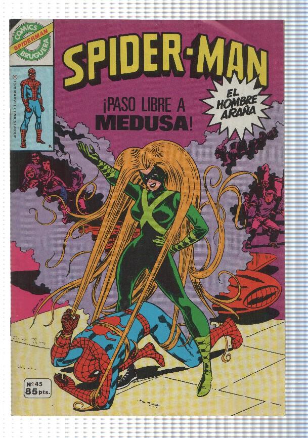 Bruguera: Spiderman numero 45: paso libre a Medusa