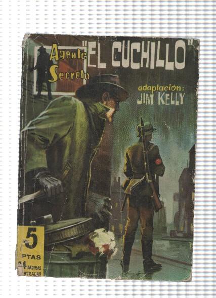 Aventuras Ilustradas Ferma: Agente Secreto numero 22: El cuchillo, trasera ficha foto de Lilli Palmer y Peter van Eyck