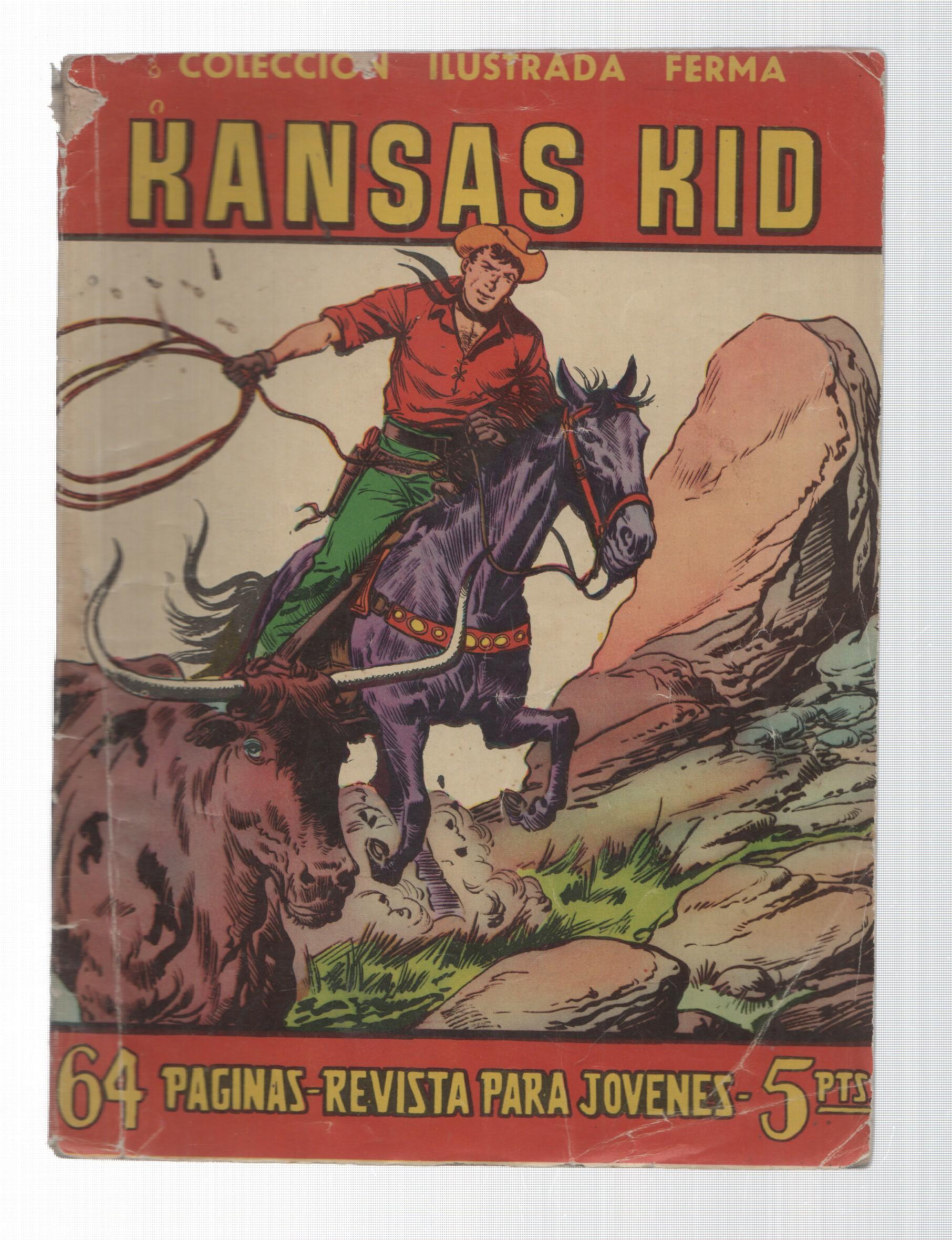 coleccion Aventuras Ilustradas Ferma numero 74: Kansas Kid