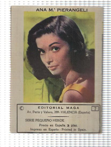 Hombres Heroicos numero 2: Centinela gris, trasera foto artista ana Mª Pierangeli