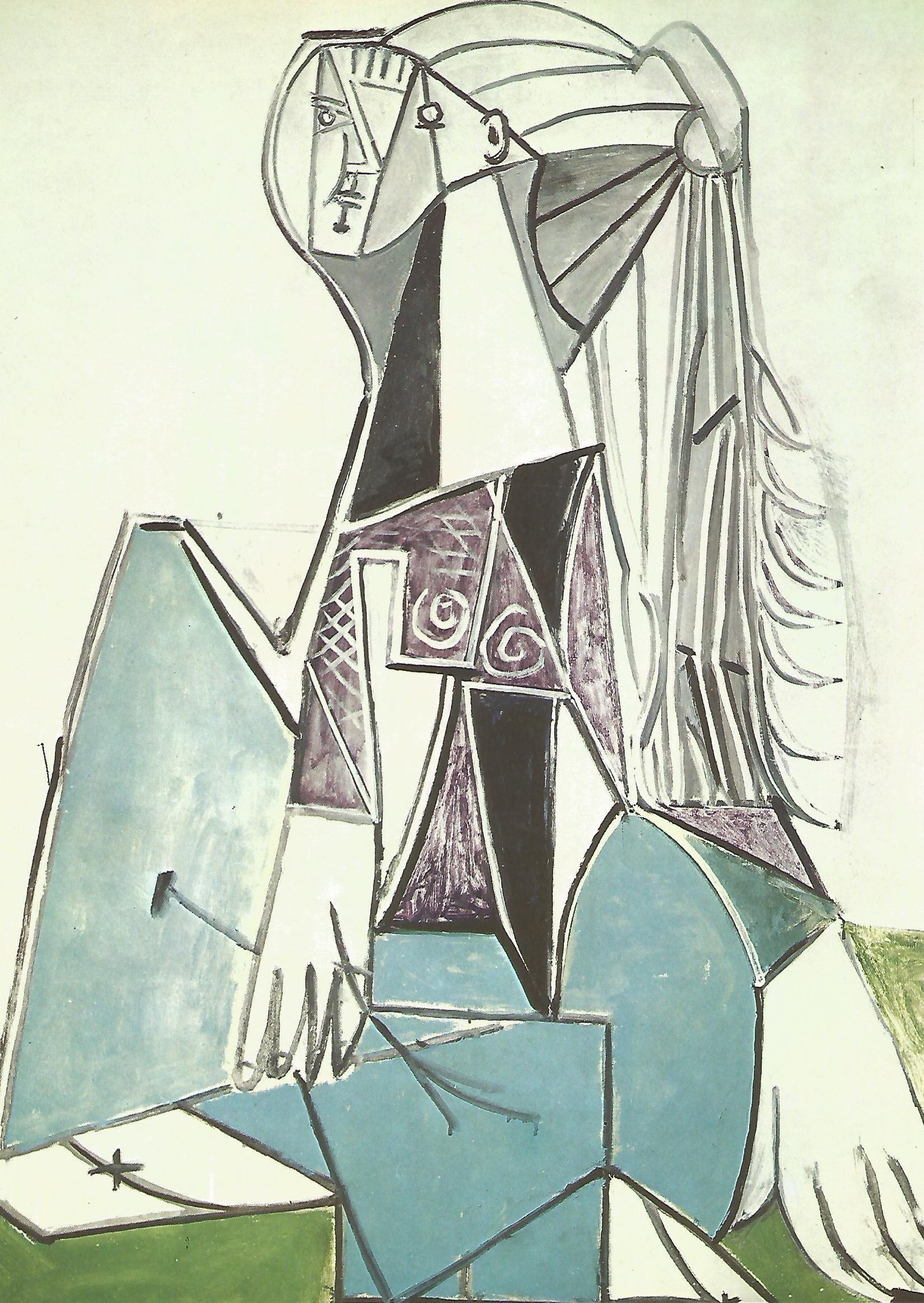 Lamina 133: Pablo Picasso: Retrato de Sylvette