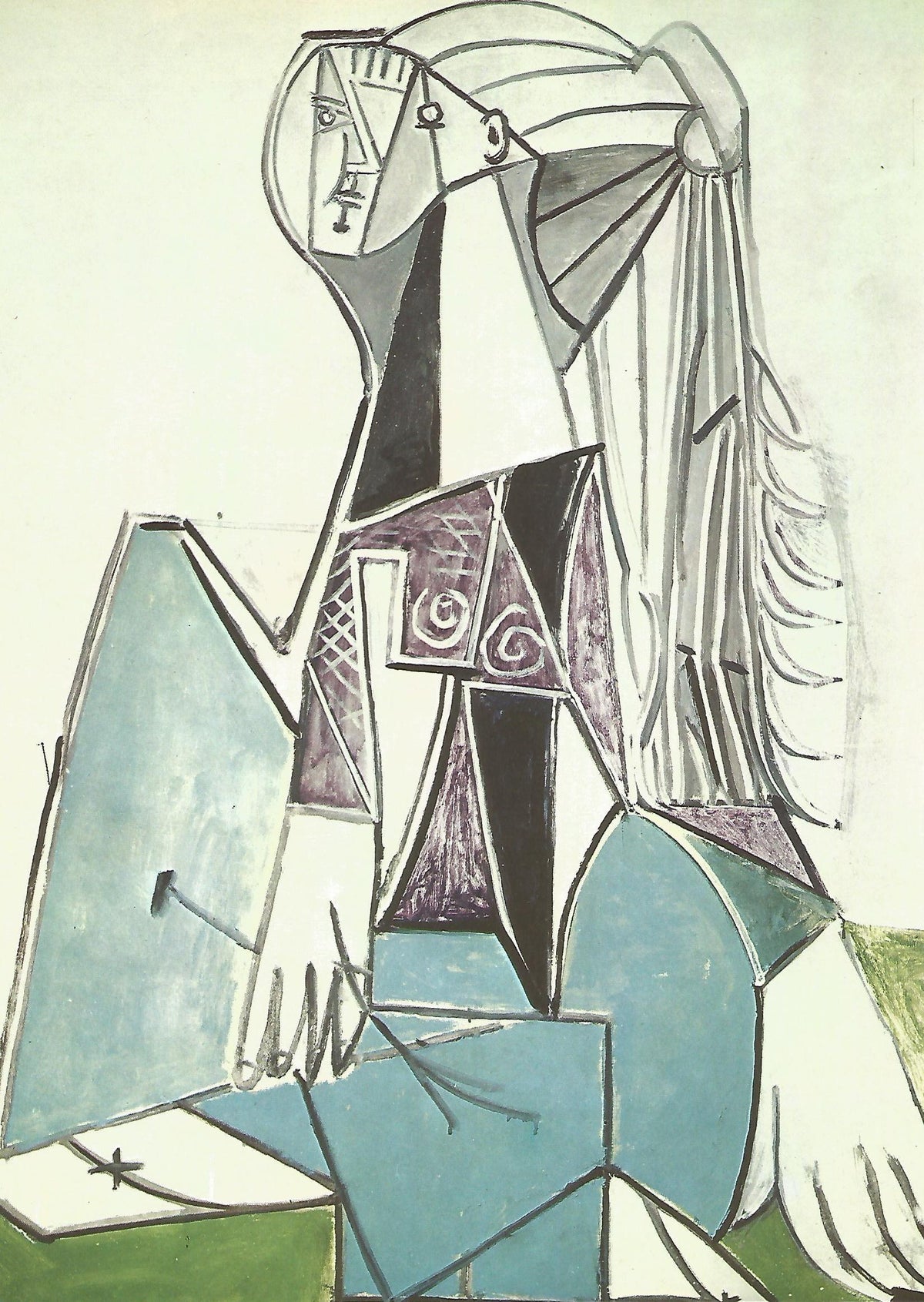 Lamina 133: Pablo Picasso: Retrato de Sylvette