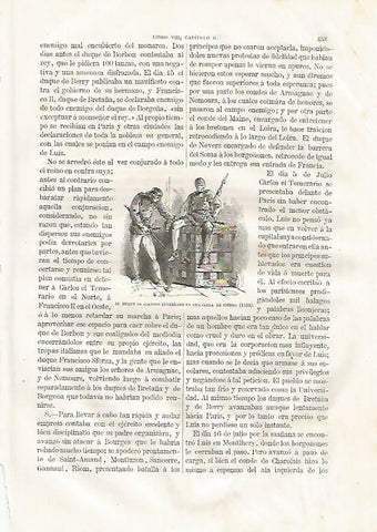 LAMINA 3511: El Duque de Alenzon encerrado en una jaula. 1481