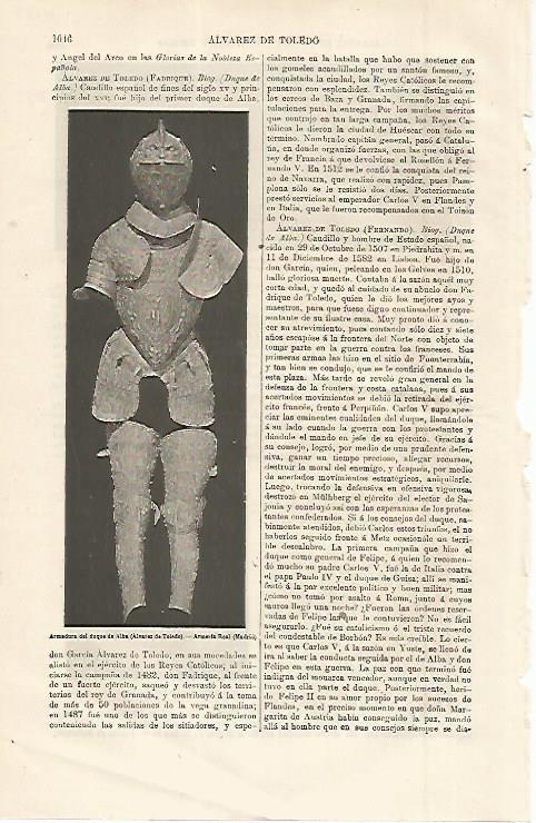 LAMINA ESPASA 11288: Armadura del Duque de Alba