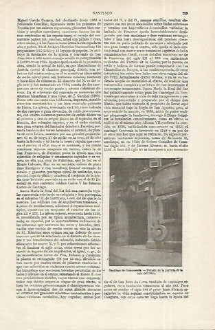 LAMINA ESPASA 12269: Casa del Dean Santiago de Compostela