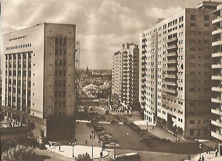 LAMINA GEOGRAFIA 0102: Avenida Agraciada de Montevideo Uruguay