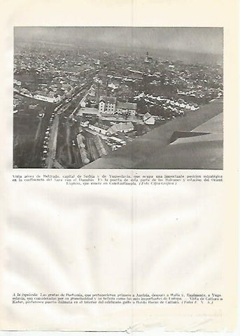LAMINA GEOGRAFIA 0360: Vista de Belgrado Serbia