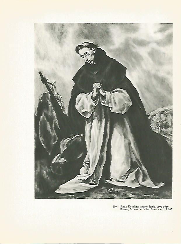 LAMINA 2060: EL GRECO. Santo Domingo orante