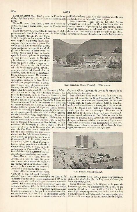 LAMINA ESPASA 17186: Isla de Saint Honorat