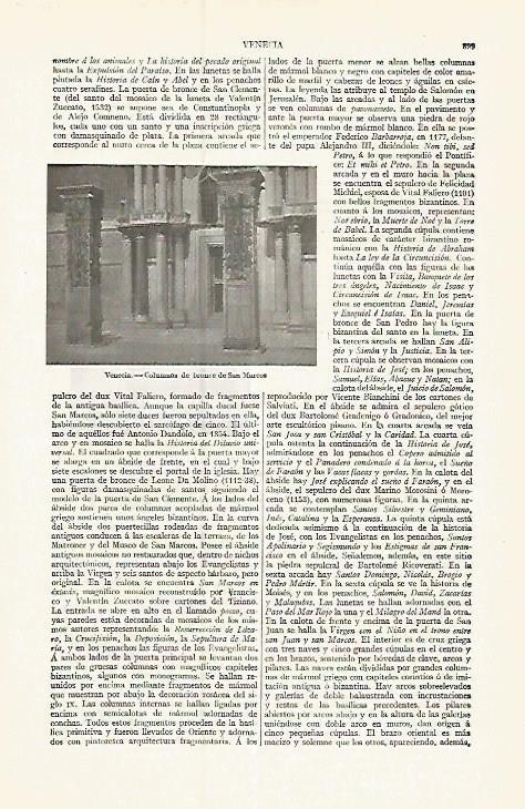LAMINA ESPASA 17456: Columnas de San Marcos de Venecia
