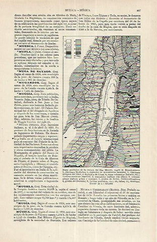 LAMINA ESPASA 17665: Mapa geologico del Mar Muerto