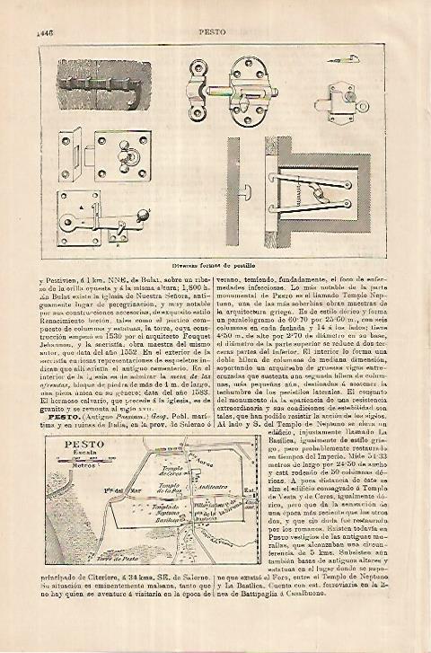 LAMINA ESPASA 18117: Formas de pestillos