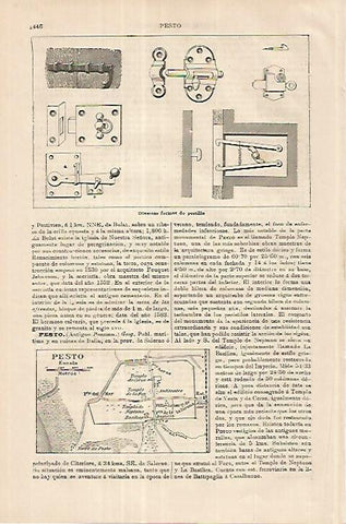 LAMINA ESPASA 18117: Formas de pestillos